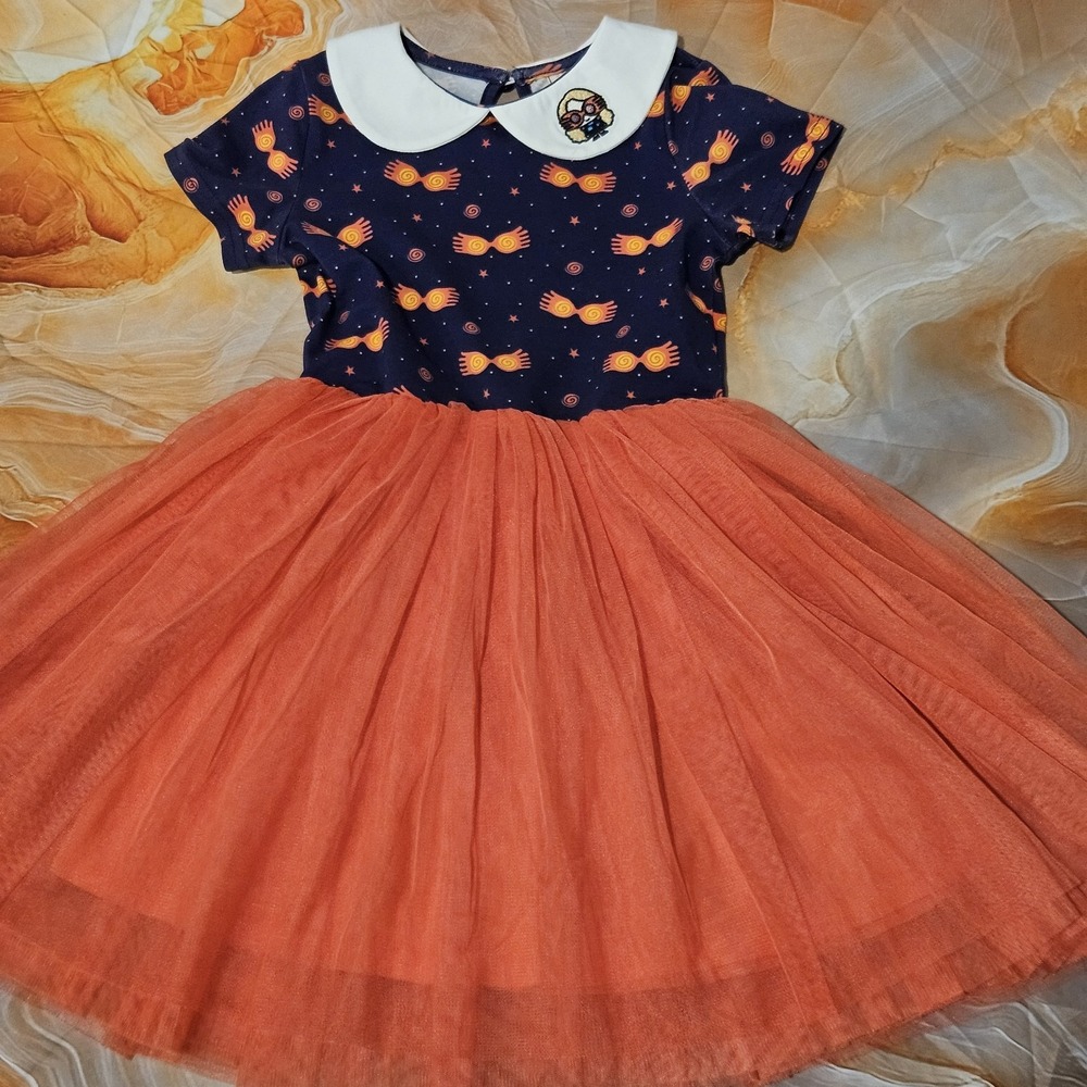 Taylor Joelle Harry Potter Luna Lovegood Girls Dress Size 7 Tulle
